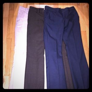 Three Pairs Banana Republic Martin Fit Trousers